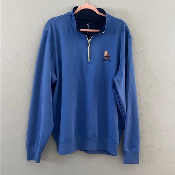 Fairway & Greene F&G Tech Quarter-Zip Pullover - Size XL Bali Hai Golf - Picture 1 of 6
